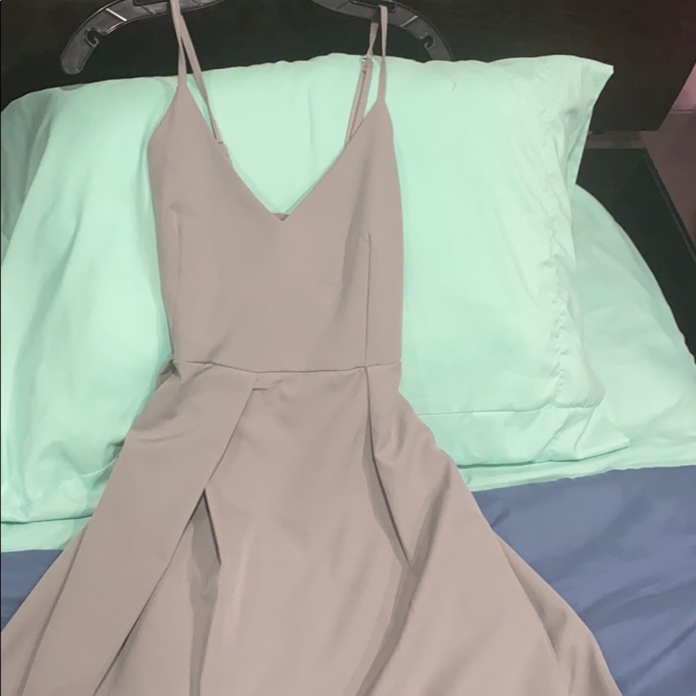 Glory Sunshine Gray Short Dress